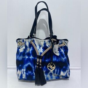 Michael Kors Marina Large Tie Dye Gathered Tote‎ Grab Bag
